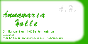 annamaria holle business card